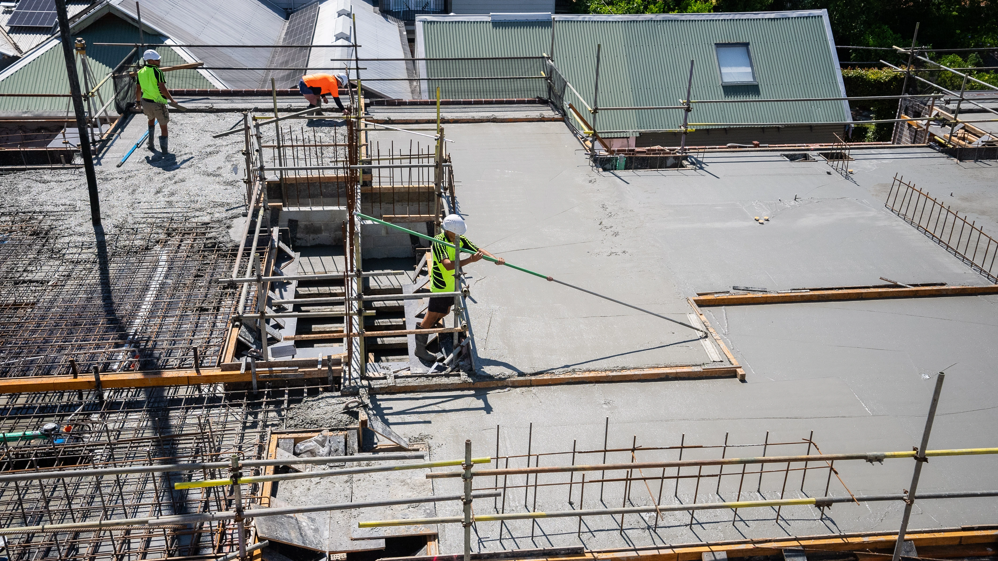 Cooper Street apartments under construction