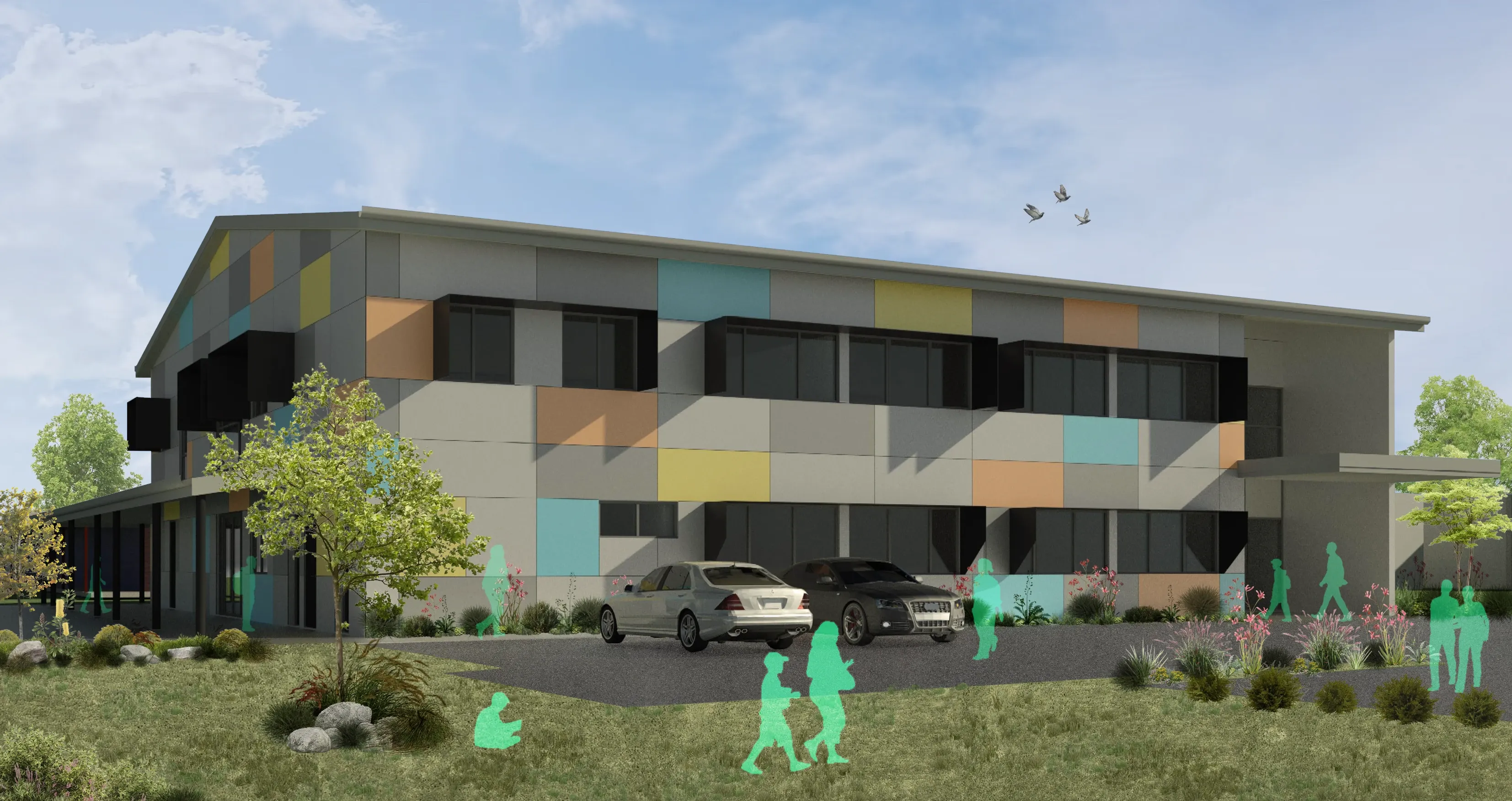 Render of the Fountain College primary school building to be constructed by Metrocon